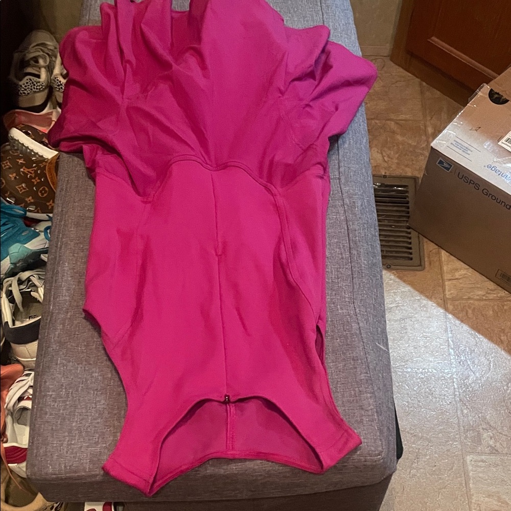 lululemon athletica Fuchsia Backless Dress